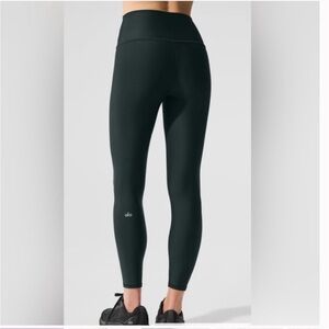 ALO Charcoal Green 7/8 High-Waist Airlift Legging Size Large NWT